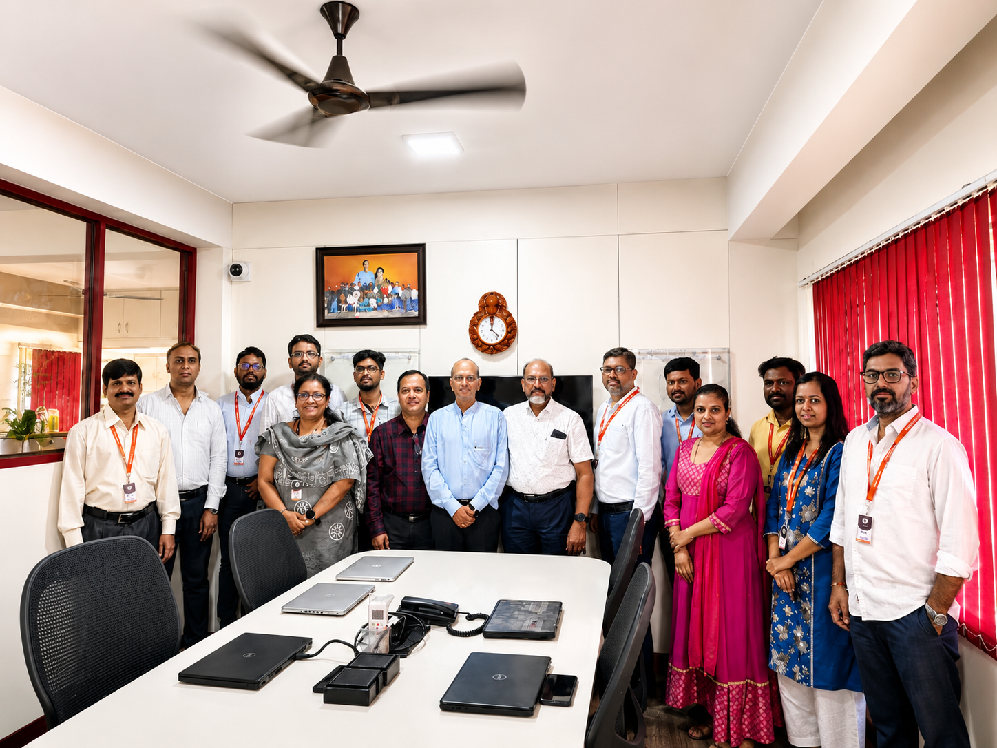 Symmetrix team at the company's annual retreat